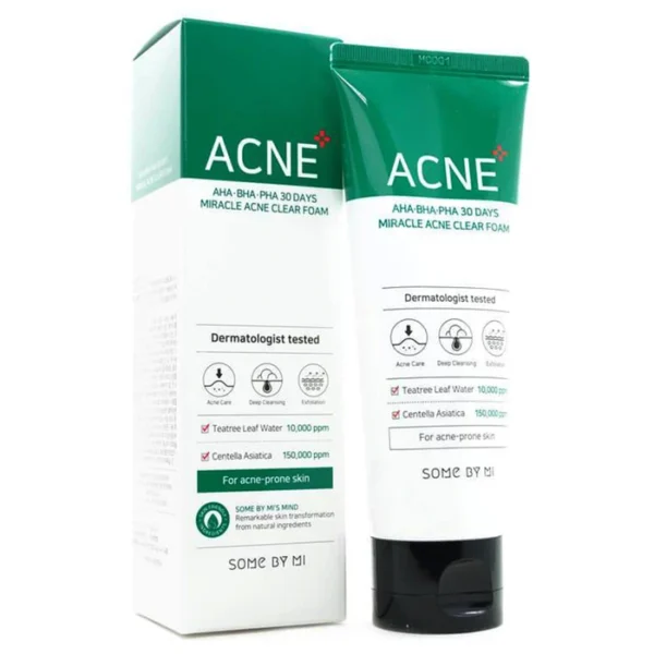 Some By Mi ACNE AHA-BHA-PHA 30 Days Miracle Acne Clear Foam - Image 2