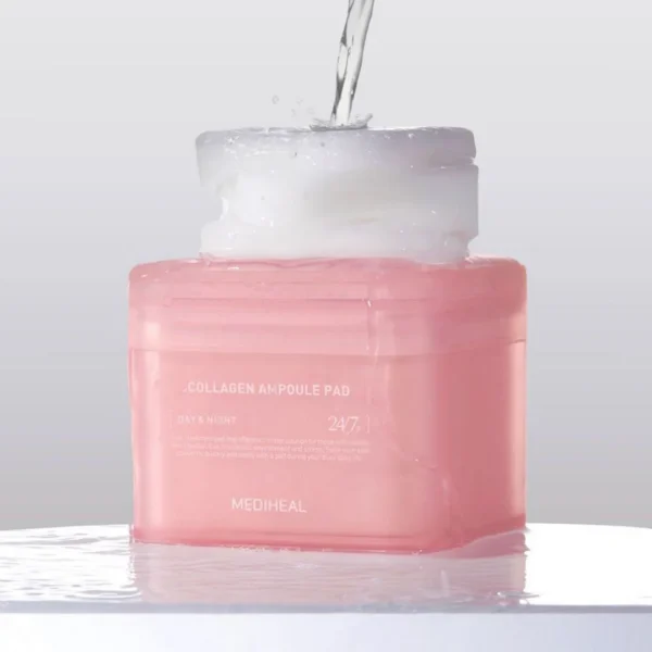 korean skincare pads MEDIHEAL Collagen Ampoule Pad 100 Pads