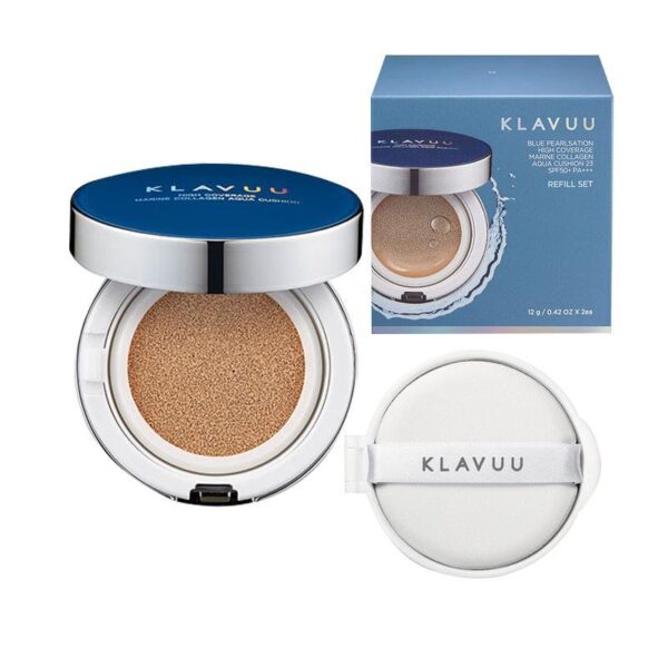 Klavuu Blue Pearlsation High Coverage Marine Collagen Aqua Cushion #23 - Image 2