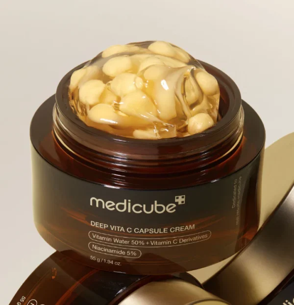 Skin Tone Evening Cream Medicube Deep Vita C Capsule Cream