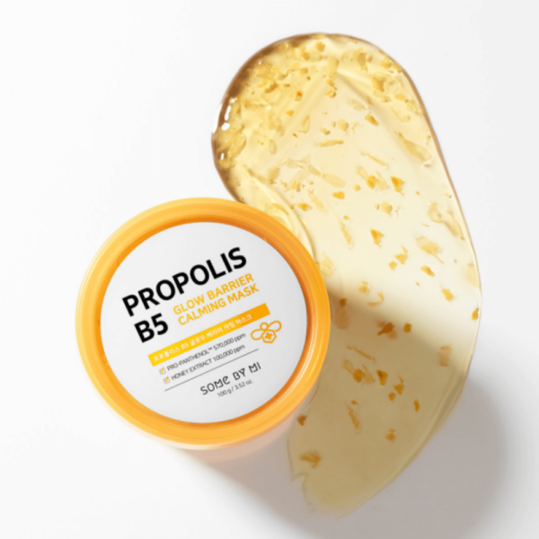 Restoring Mask With Propolis Some By Mi Propolis B5 Glow Barrier Calming Mask 100g - Image 3