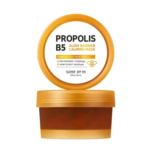 Restoring Mask With Propolis Some By Mi Propolis B5 Glow Barrier Calming Mask 100g