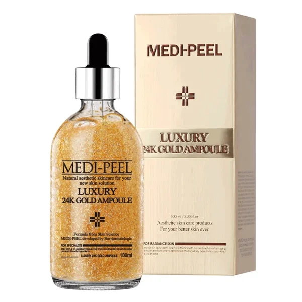 Wrinkle Reducing Ampoule With Colloidal Gold MEDI-PEEL Luxury 24K Gold Ampoule 100ml - Image 2