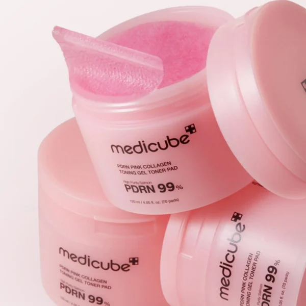 Medicube PDRN Collagen Toning Gel Toner Pad 70 pcs