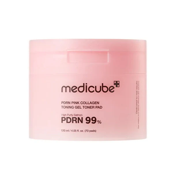 Restorative Pads with PDRN and Collagen Medicube PDRN Collagen Toning Gel Toner Pad 70 pcs