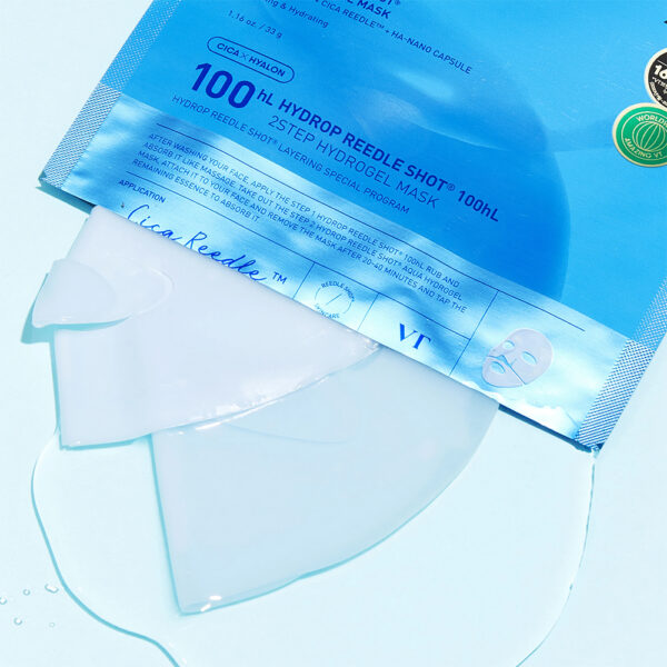 VT Cosmetics Hydrop HL Reedle Shot 100 2Step Hydrogel Mask