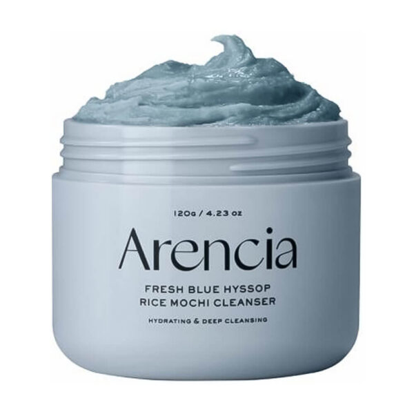 Arencia Fresh Blue Hyssop Rice Mochi Cleanser 120g