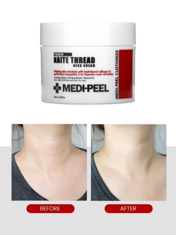 Rejuvenating Neck Cream MEDIPEEL Premium Collagen Naite Thread Neck Cream 100ml - Image 6