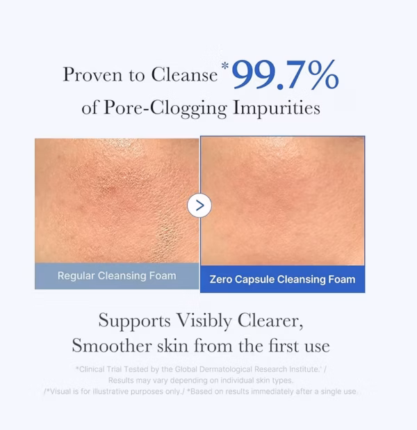 Medicube Zero Pore SA Clear Capsule Cleansing Foam 120g