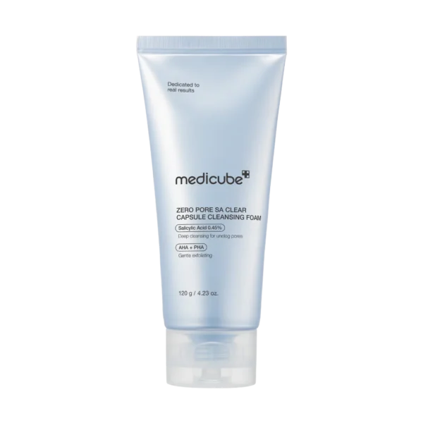 Skin Regenerating Foam Cleanser Medicube Zero Pore SA Clear Capsule Cleansing Foam 120g