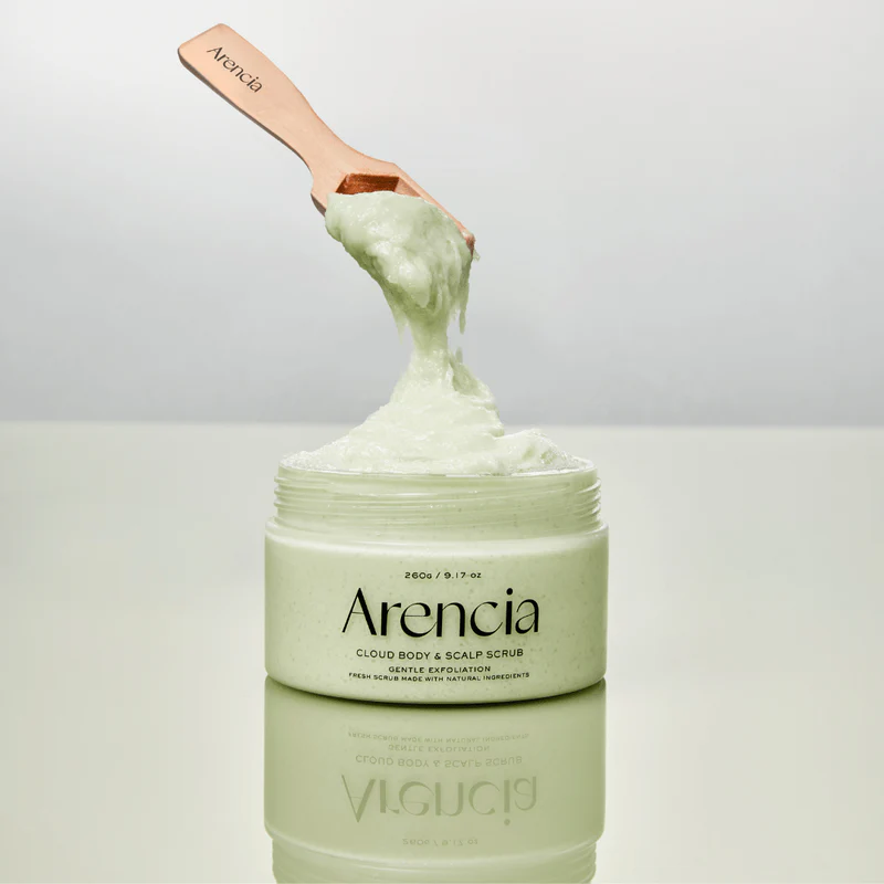 Arencia Fresh Cloud Body & Scalp Scrub Geranium & Primrose 260g