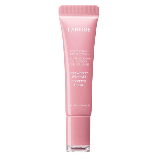 Instantly Hydrating Lip Serum Laneige Glaze Craze Strawberry Sprinkles Tinted Lip Serum 12g
