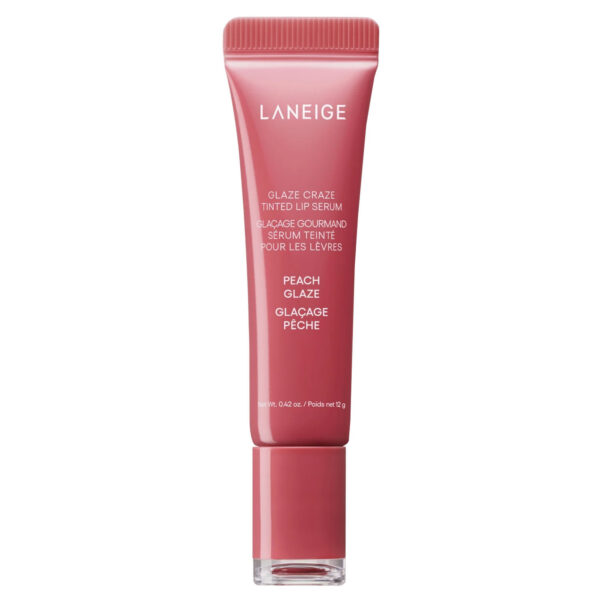 Instantly Hydrating Lip Serum Laneige Glaze Craze Peach Glaze Tinted Lip Serum 12g