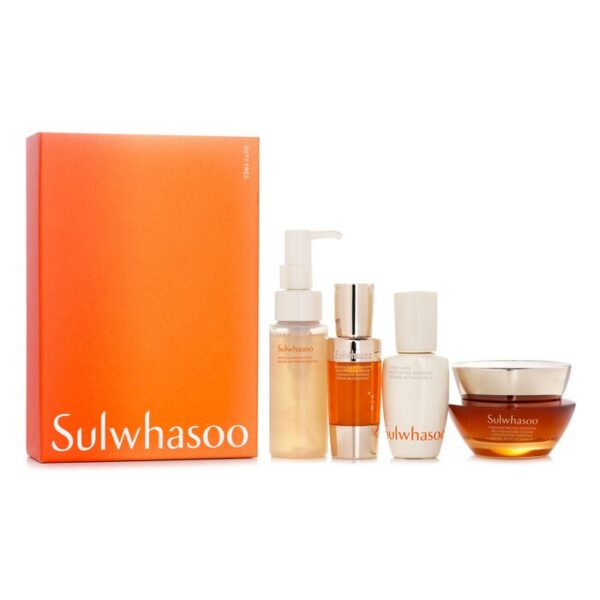 Ginseng Anti-Aging Skincare Set Sulwhasoo Concentrated Ginseng Rejuvenating Cream Rich Set