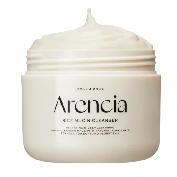 Multifunctional Cleanser for Smoothing Skin Texture Arencia Rice Mucin Cleanser 120g