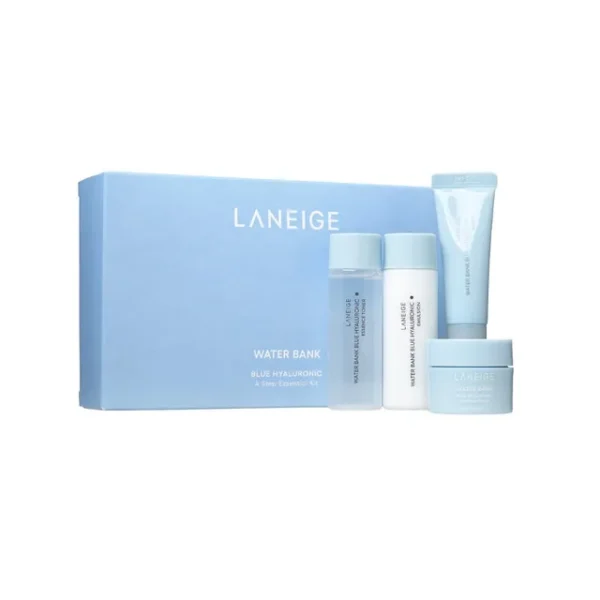 Intensive Hydration Set with Hyaluronic Acid Laneige Water Bank Blue Hyaluronic 4 Step Essential Kit