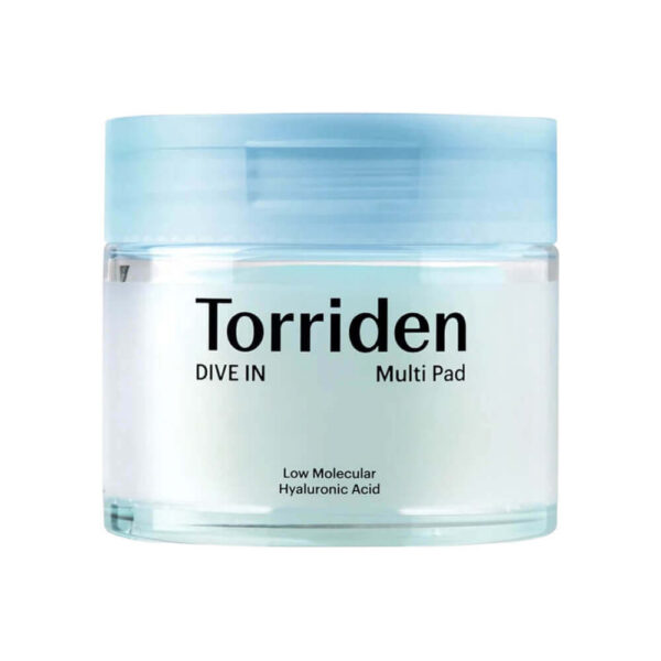 Deeply Moisturizing and Soothing Toner Pads Torriden DIVE IN Low Molecular Hyaluronic Acid Multi Pad 80pcs