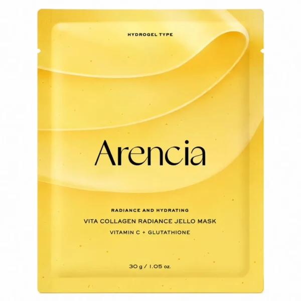 Brightening and Cooling Hydrogel Mask Arencia Vita Collagen Radiance Jello Mask | Healthyskin.ee