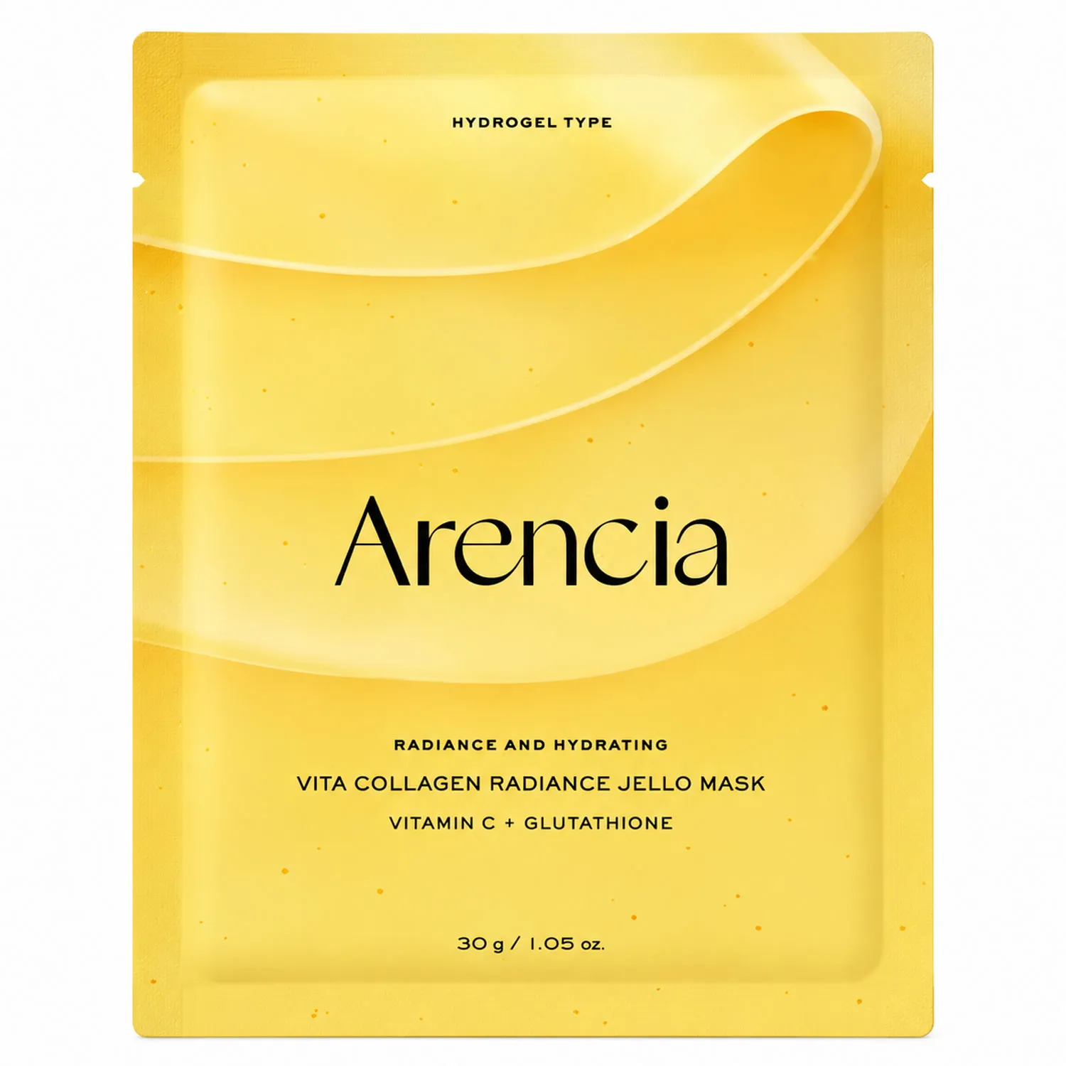 Brightening and Cooling Hydrogel Mask Arencia Vita Collagen Radiance Jello Mask | Healthyskin.ee