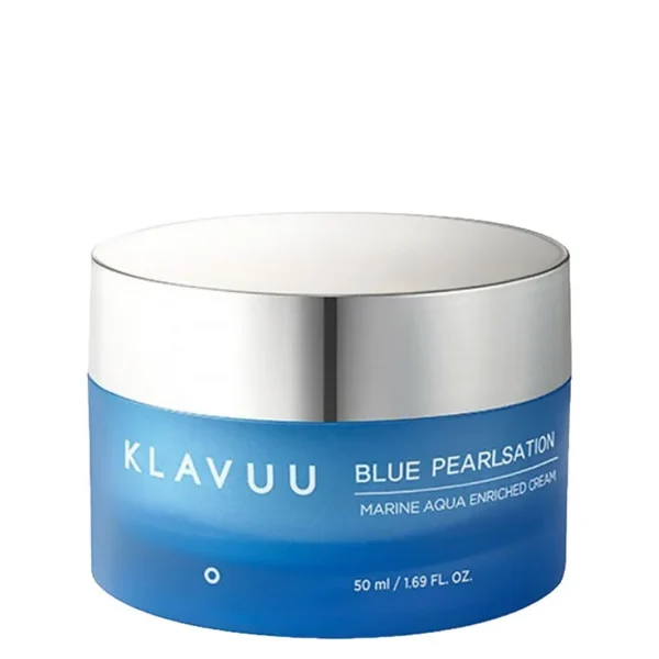 Moisturising Cream for Radiant Skin Klavuu Blue Pearlsation Marine Aqua Enriched Cream 50ml | Healthyskin.ee
