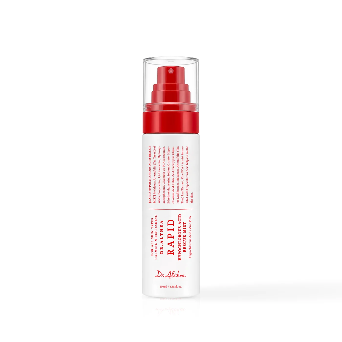Soothing Anti-Redness Mist Dr. Althea Rapid Hypochlorous Acid Rescue Mist | Healthyskin.ee