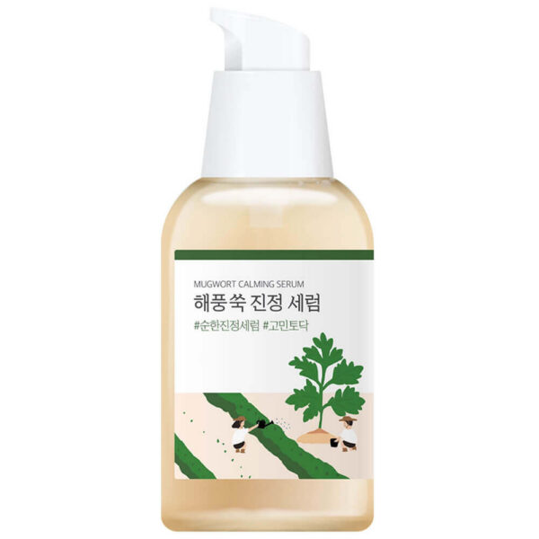 Soothing Serum for Sensitive Skin Round Lab Mugwort Calming Serum 50ml | Healthyskin.ee