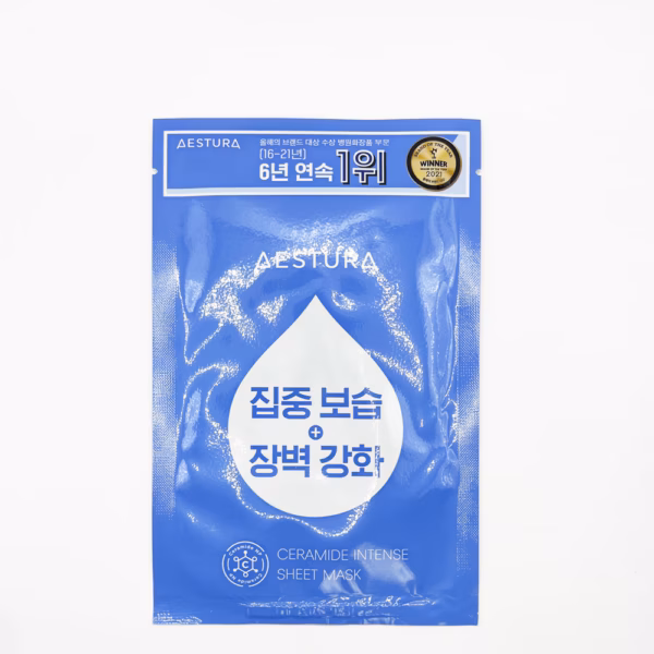 Skin Barrier Strengthening Sheet Mask AESTURA Ceramide Intense Sheet Mask | Healthyskin.ee