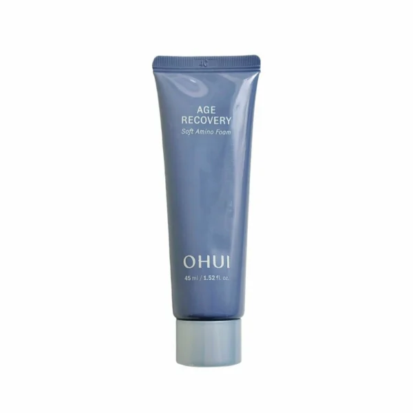 Gentle Cleansing Foam for Soft, Nourished Skin O HUI Age Recovery Soft Amino Foam 45ml | Healthyskin.ee