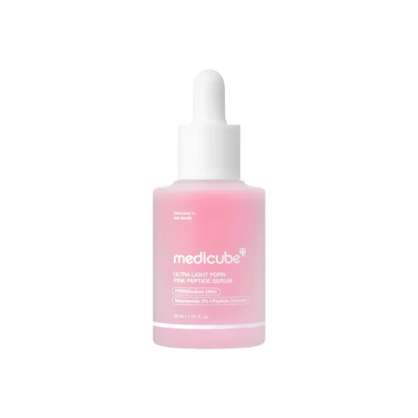 Lightweight Serum for Even Tone and Glow Medicube Ultra Light PDRN Pink Peptide Serum 30ml