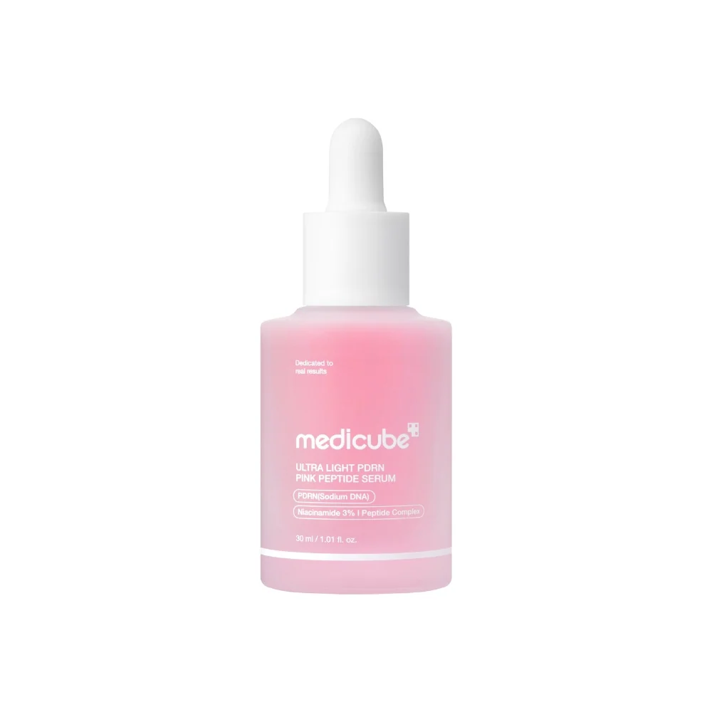 Lightweight Serum for Even Tone and Glow Medicube Ultra Light PDRN Pink Peptide Serum 30ml