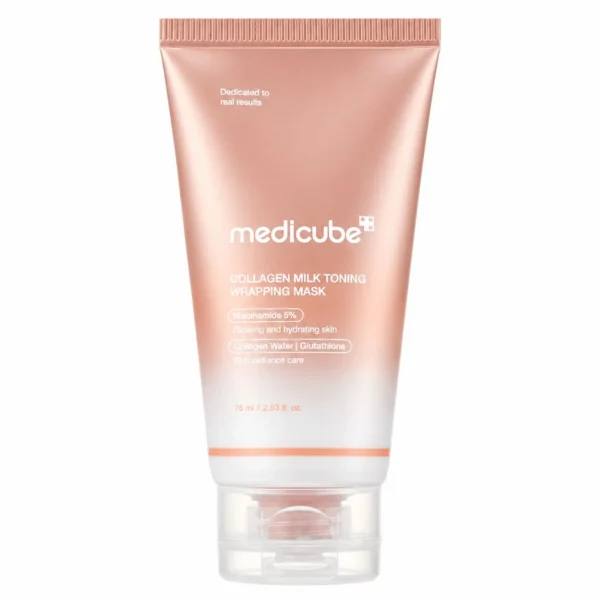 Skin Tone-Evening Wrapping Mask Medicube Collagen Milk Toning Wrapping Mask 75ml | Healthyskin.ee
